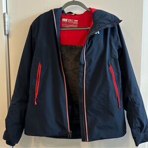 Helly Hansen Navy and Red Ski Jacket